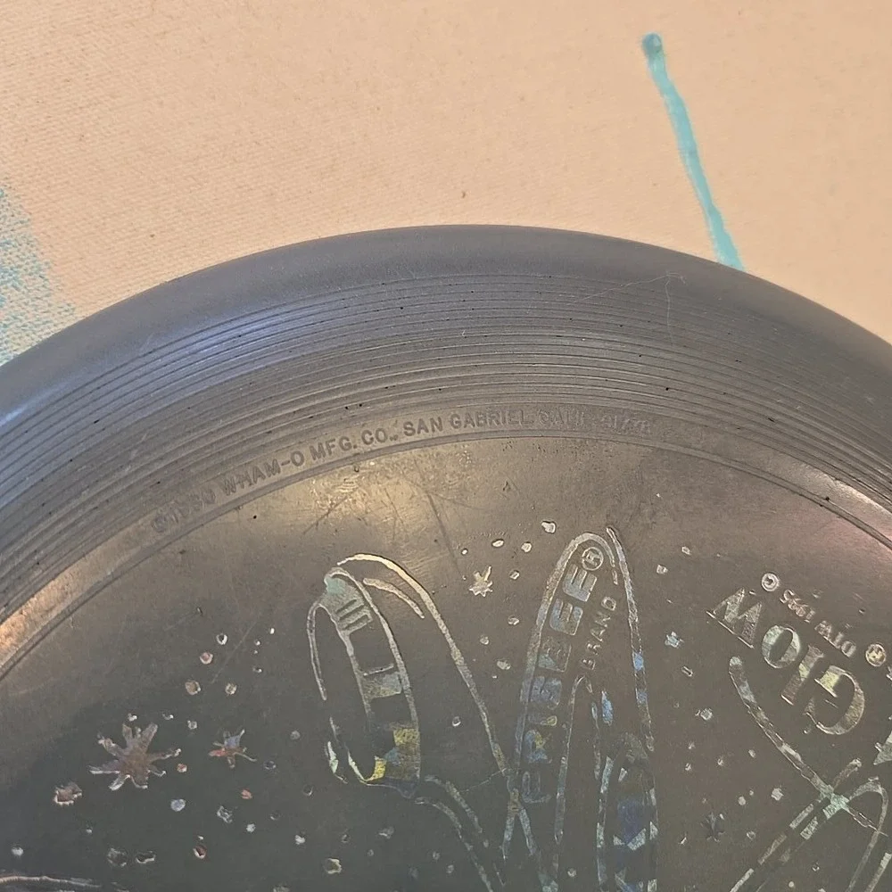 VTG‎ 1995 Wham-O Night Glow DTW Frisbee Holographic 10